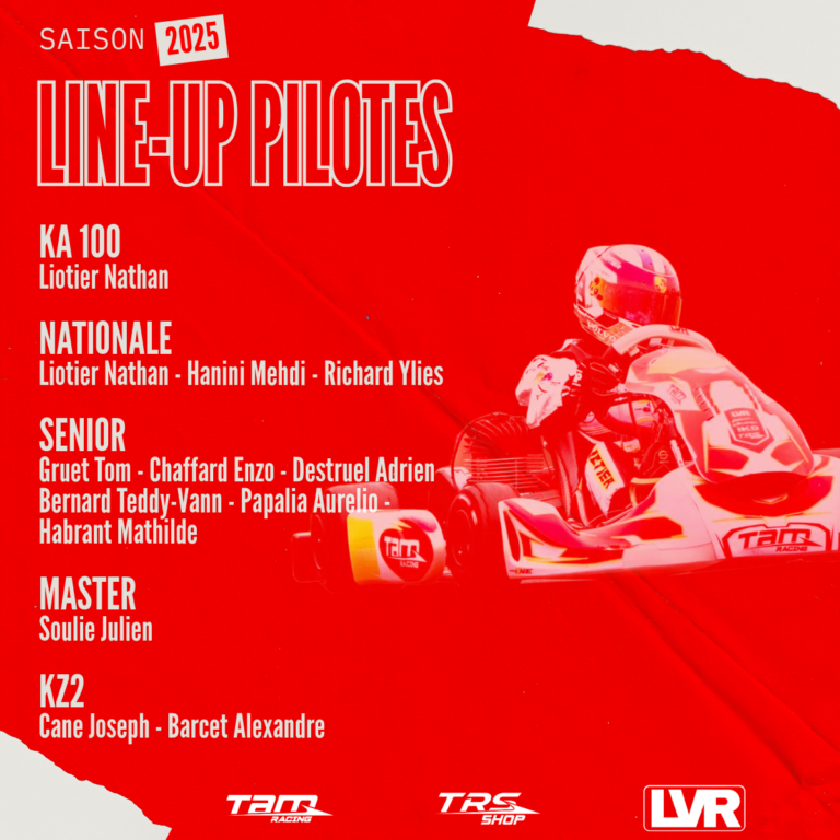 Line-Up Pilotes 2025